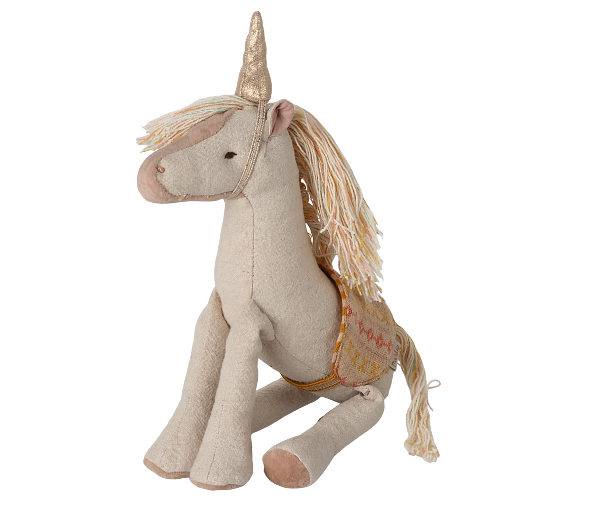 Maileg Unicorn - Stripe Design Saddle