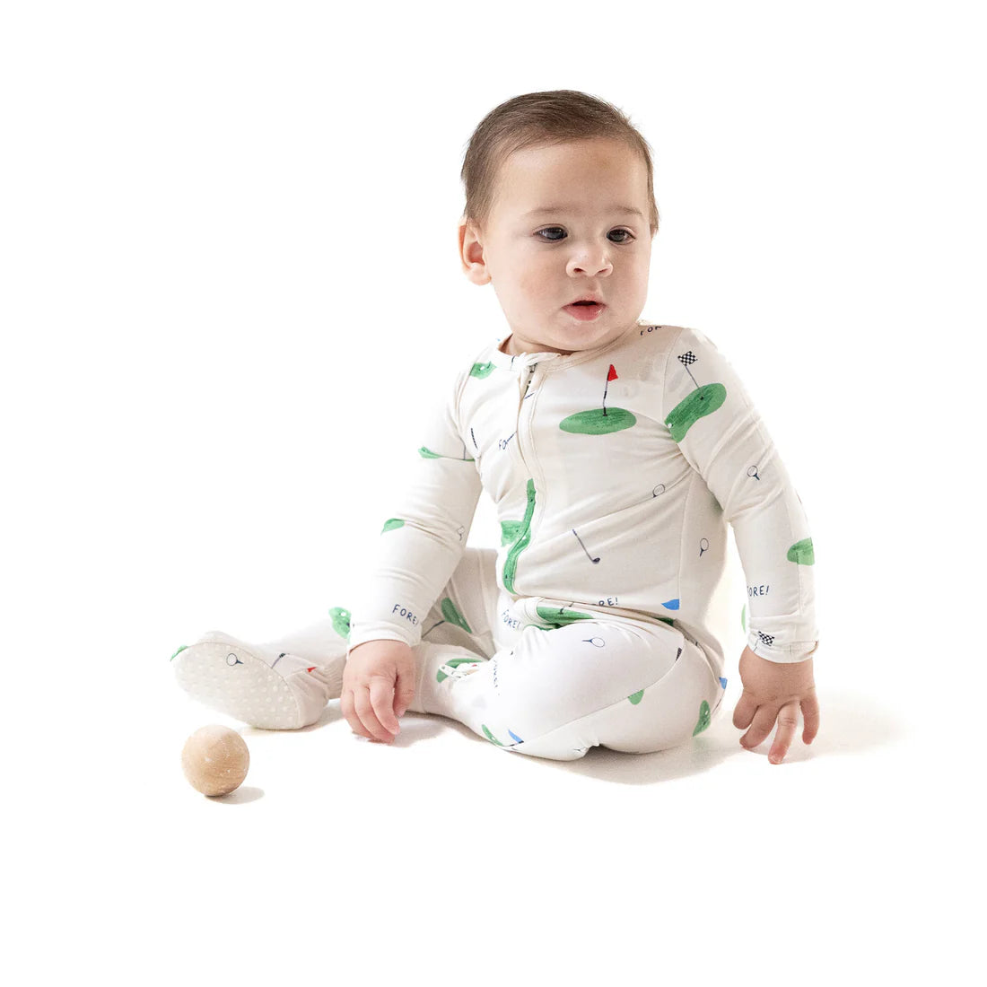 Angel Dear Bamboo 2 Way Zipper Footie - All Fore Golf