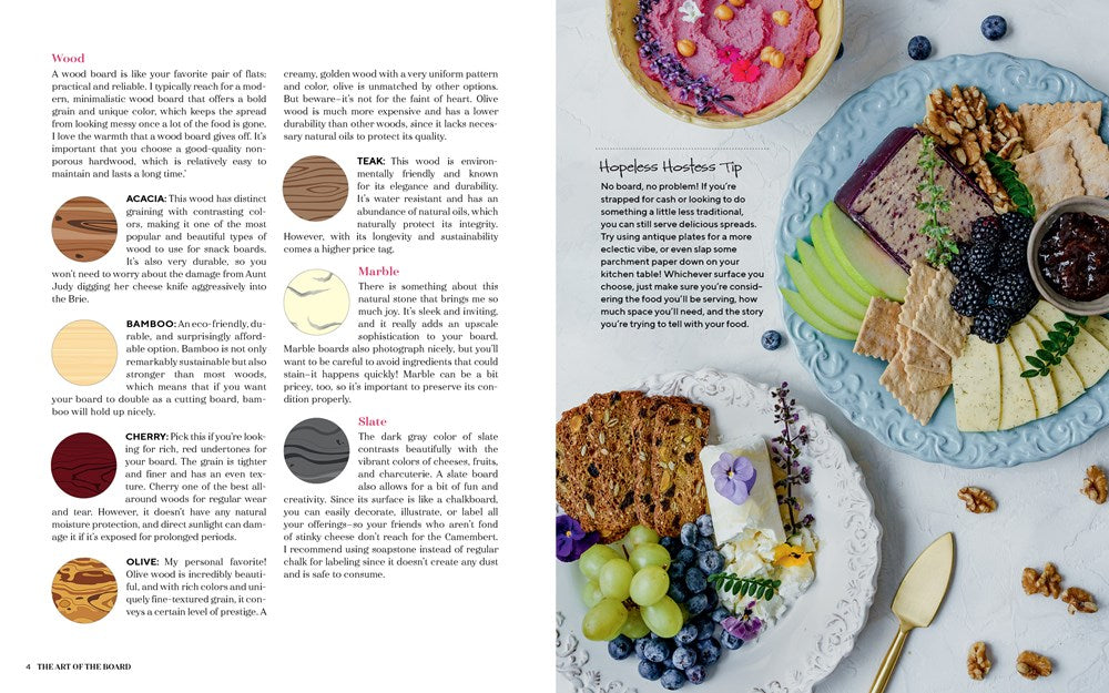 Gibbs Smith Art of the Board: Fun & Fancy Snack Boards, Recipes & Ideas