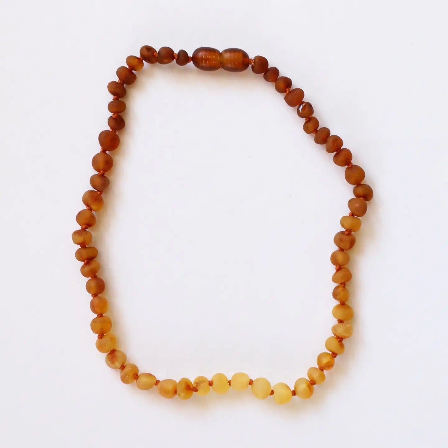 CanyonLeaf Raw Baltic Amber + Sunflower Necklace