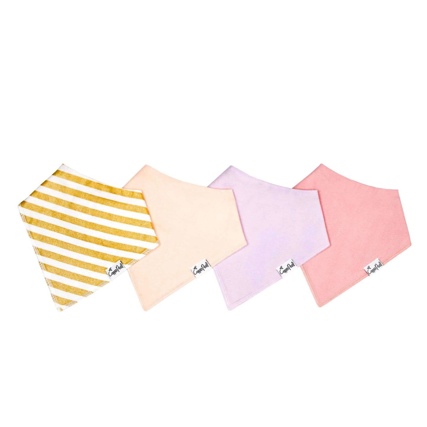 Copper Pearl Baby Bandana Bibs