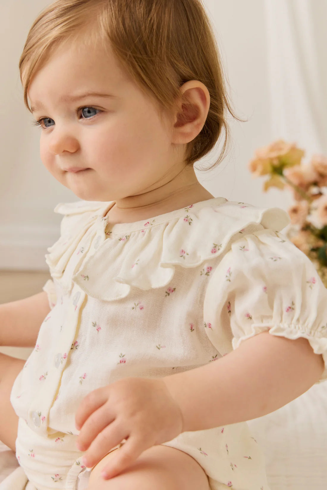Jamie Kay Organic Cotton Muslin Alora Top - Willow Rose
