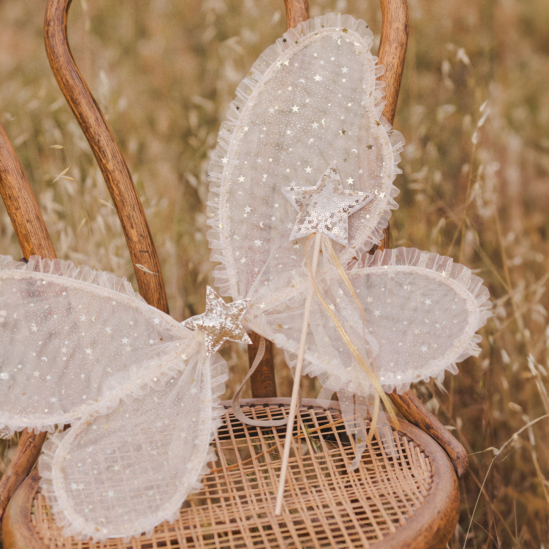 Noralee Wings - Champagne Stars