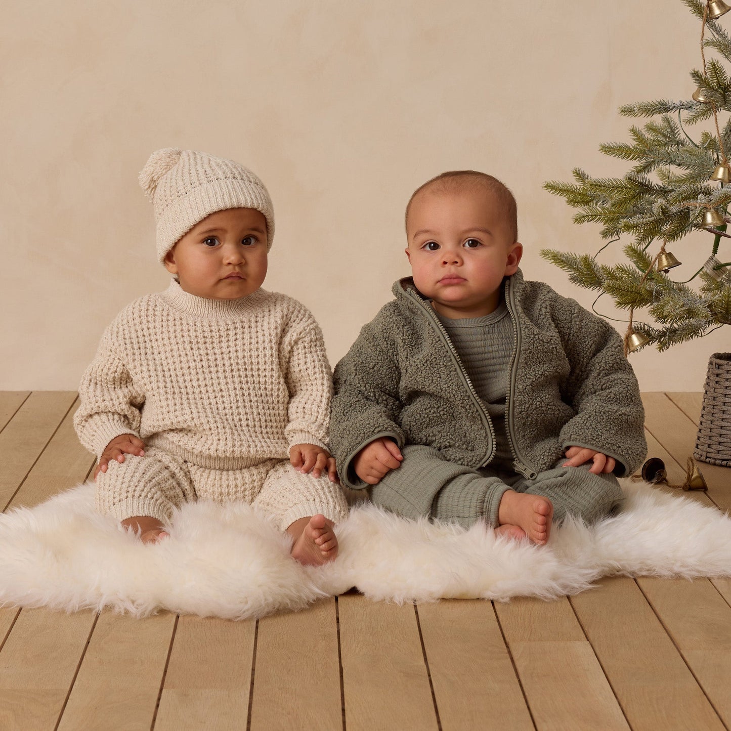 Quincy Mae Chunky Knit Sweater - Natural
