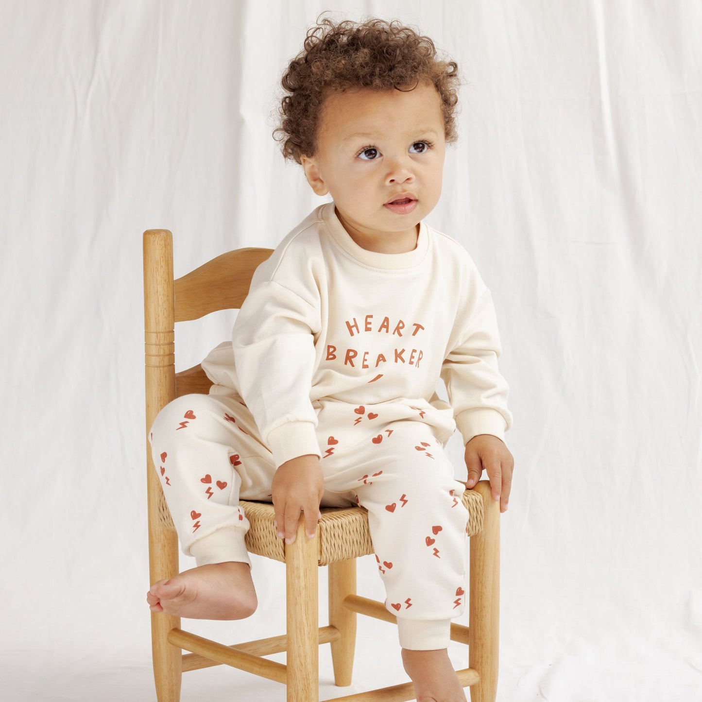 Quincy Mae Relaxed Sweatshirt - Heart Breaker