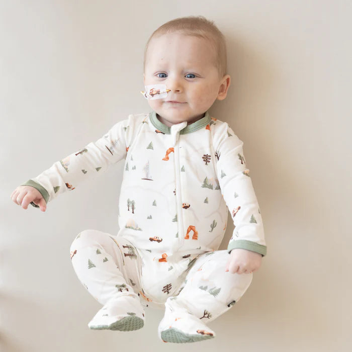 Kyte Baby Zippered Footie - Road Trip
