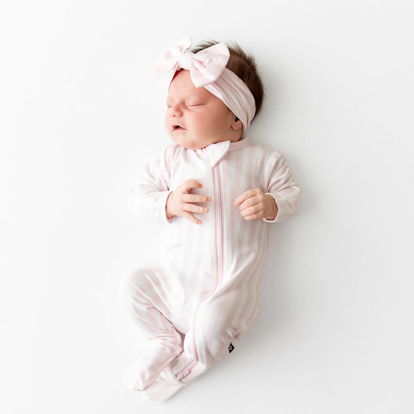 Kyte Baby Printed Zippered Footie - Small Sakura