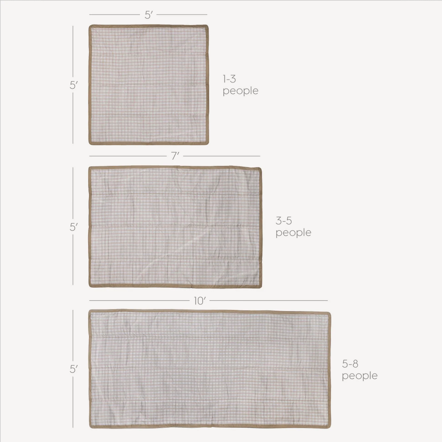 Little Unicorn Outdoor Blanket sizes