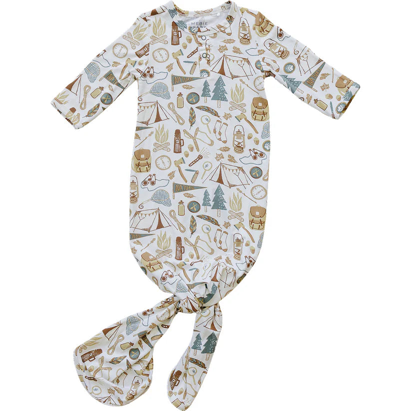 Mebie Baby Bamboo Knot Gown