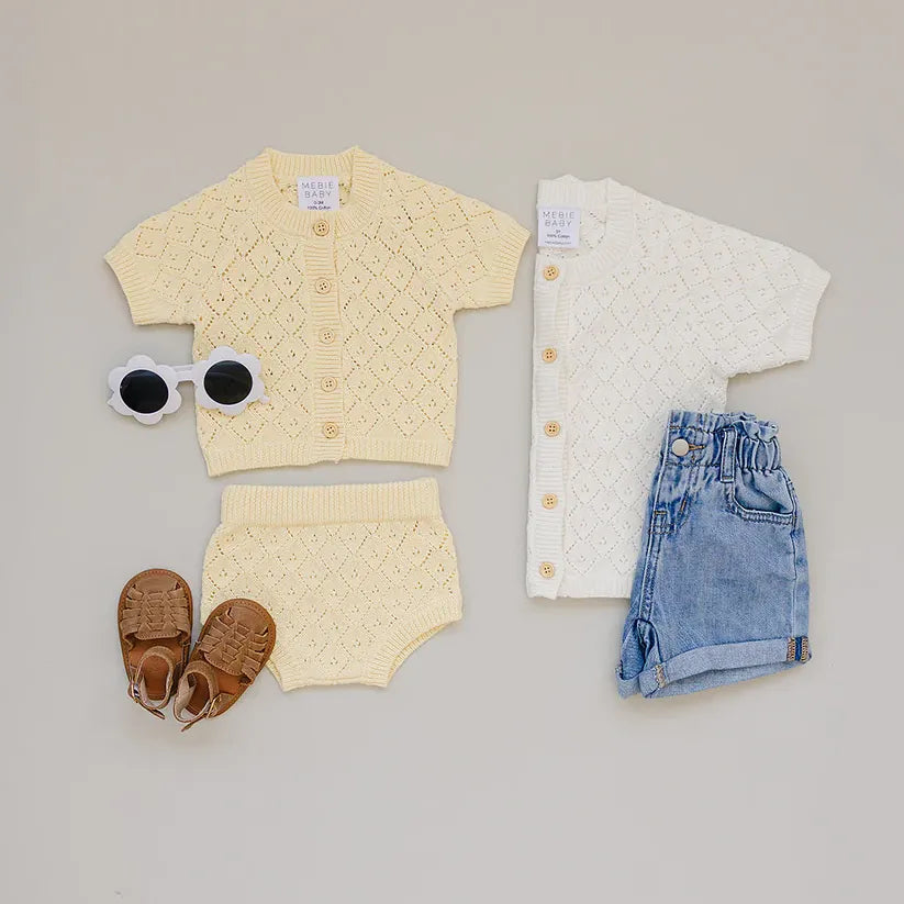 Mebie Baby Pearl Knit Cardigan