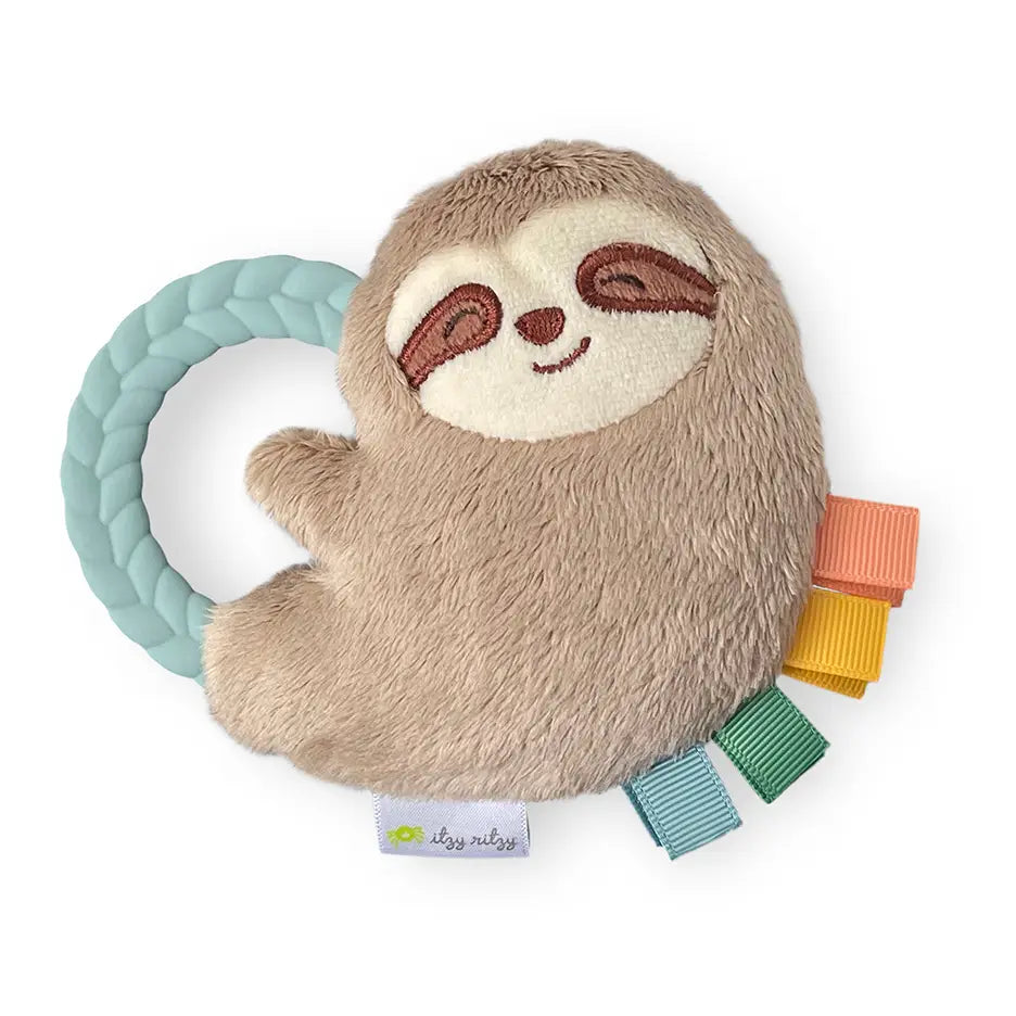 Itzy Ritzy Ritzy Rattle Pal - Plush Rattle Pal with Teether