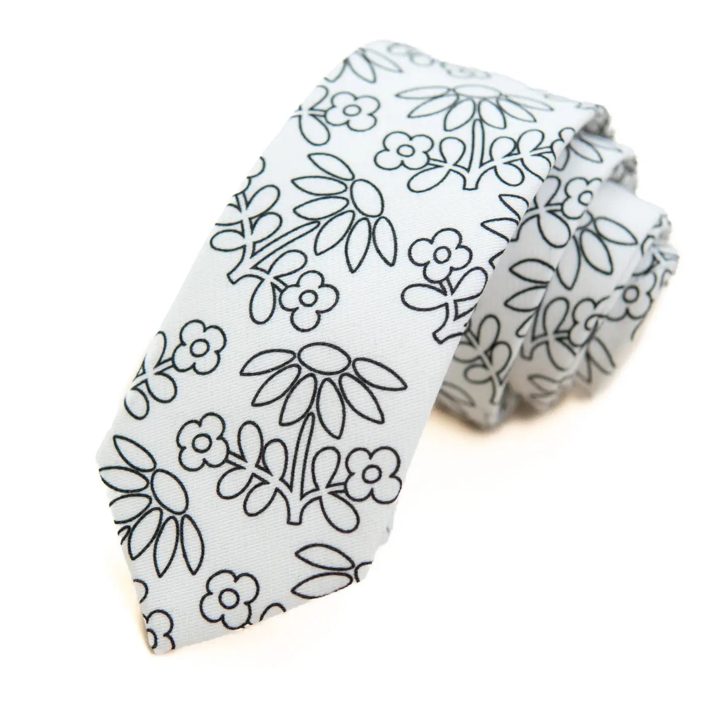Boon Ties Flower Garden Coloring Tie