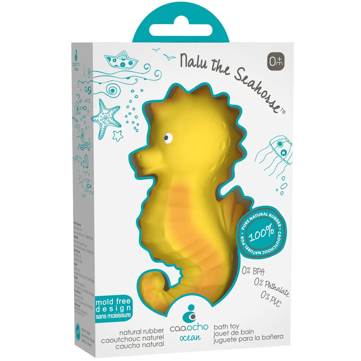 CaaOcho Natural Rubber Bath Toy