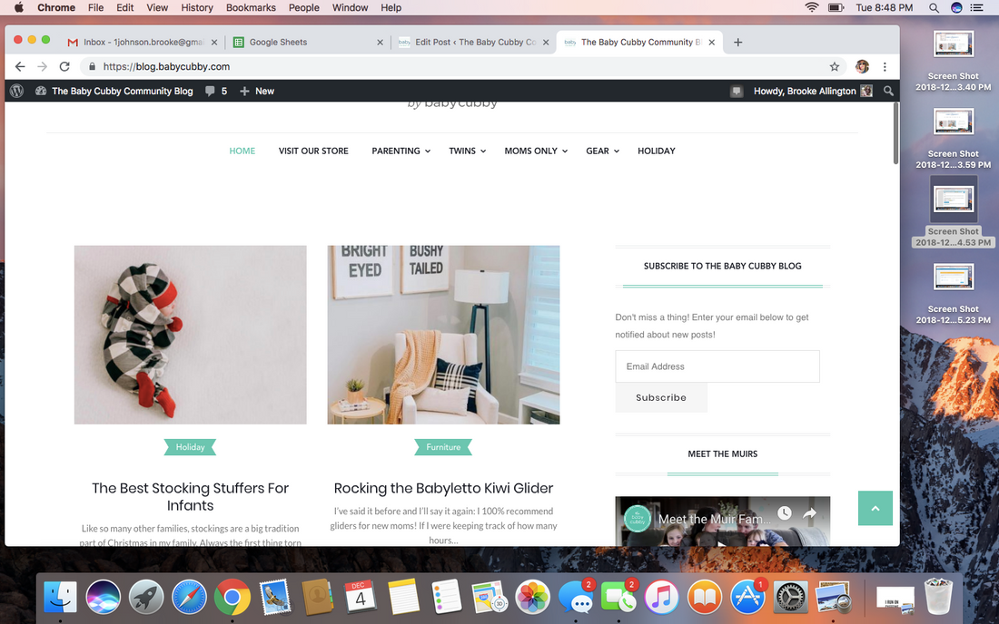 Subscribe to our Baby Cubby Blog!