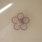 Mushie Daisy Rattle Teether - Soft Lilac