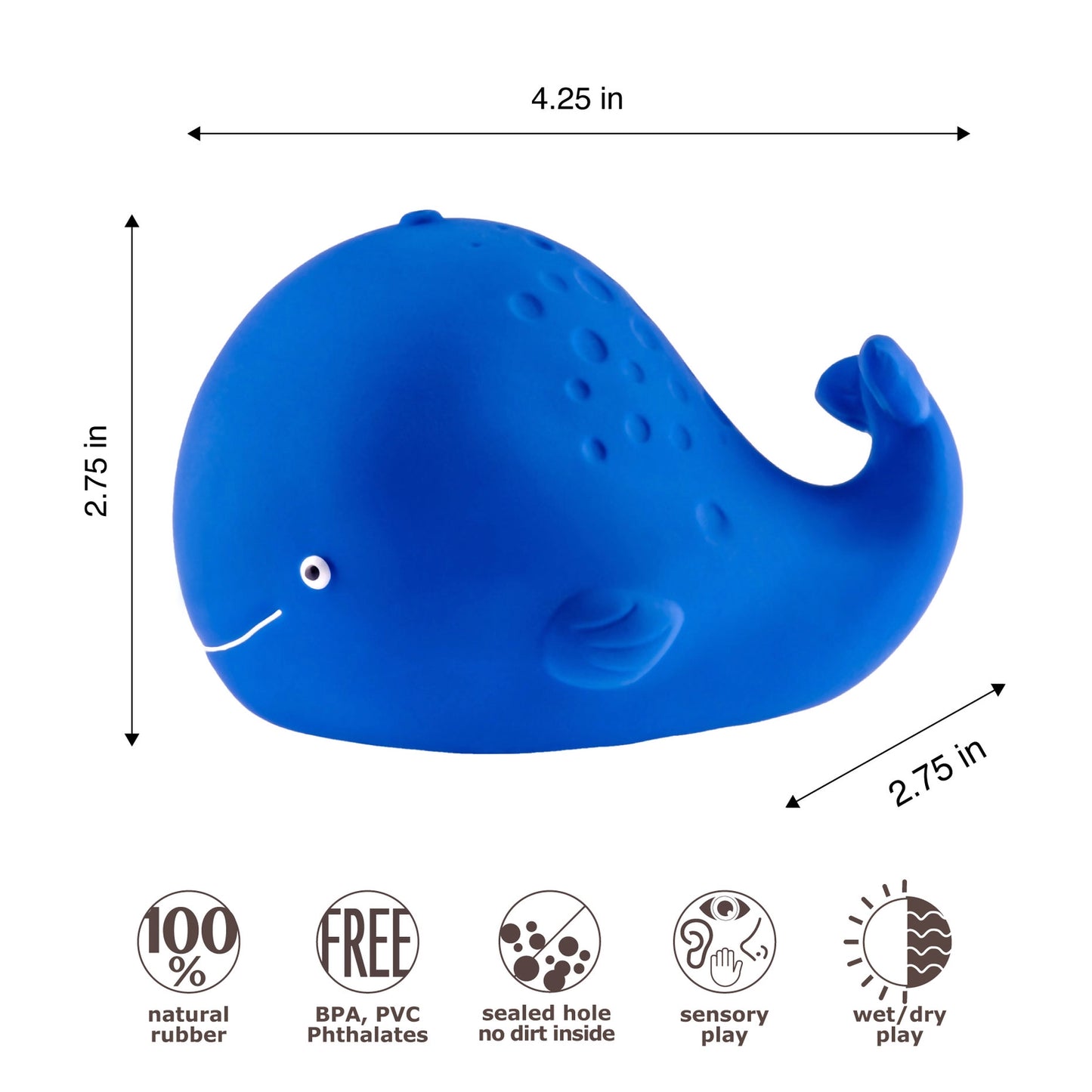 CaaOcho Natural Rubber Bath Toy