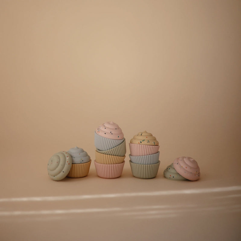Mushie Mix and Match Cupcake Toy - Original