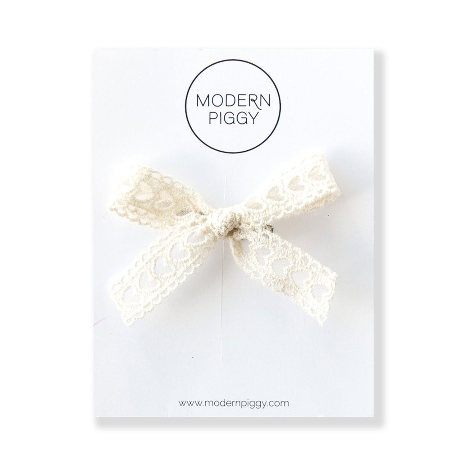 Modern Piggy Seasonal Ribbon Bow - Nylon Headband - Romantic