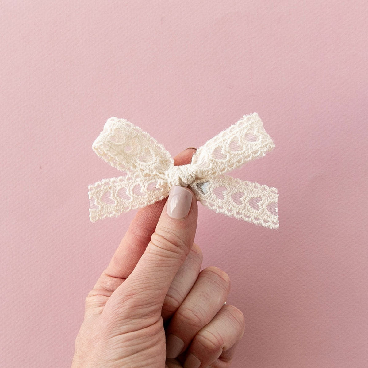 Modern Piggy Seasonal Pigtail Set Ribbon Bow - Alligator Clip - Romantic