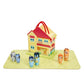 Toysmith Moose Toys Bluey Wooden Carry Along House