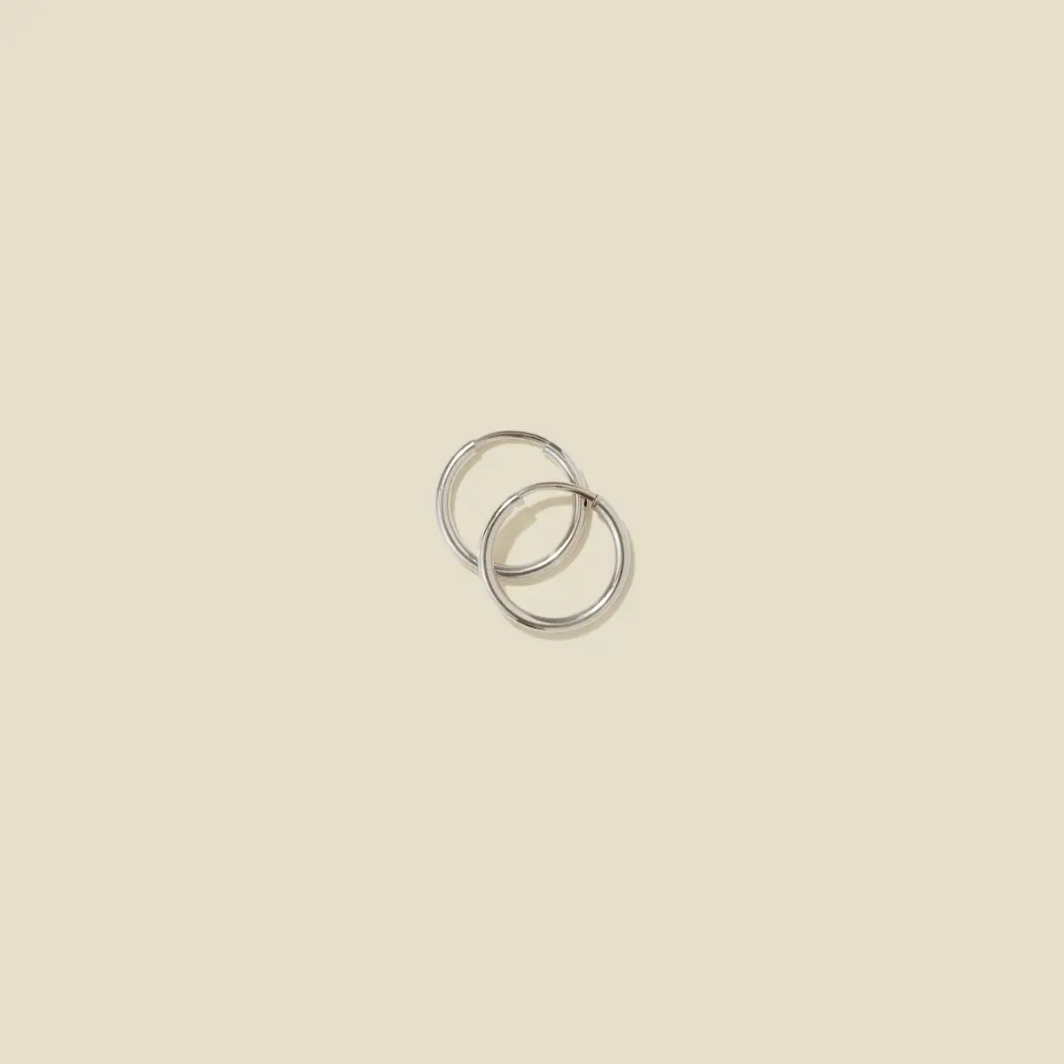 Made by Mary Silver Live In Hoop Earrings