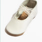 Freshly Picked Soft Sole Ballet Slipper Baby Shoe - Ivory Lace