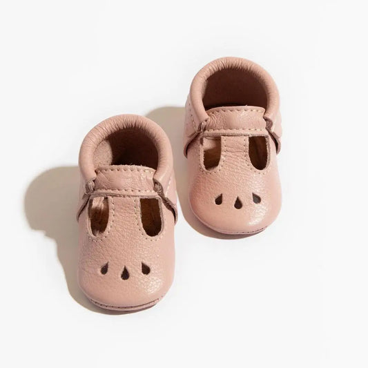 Freshly Picked Mary Jane Soft Sole Baby Shoe - Blush