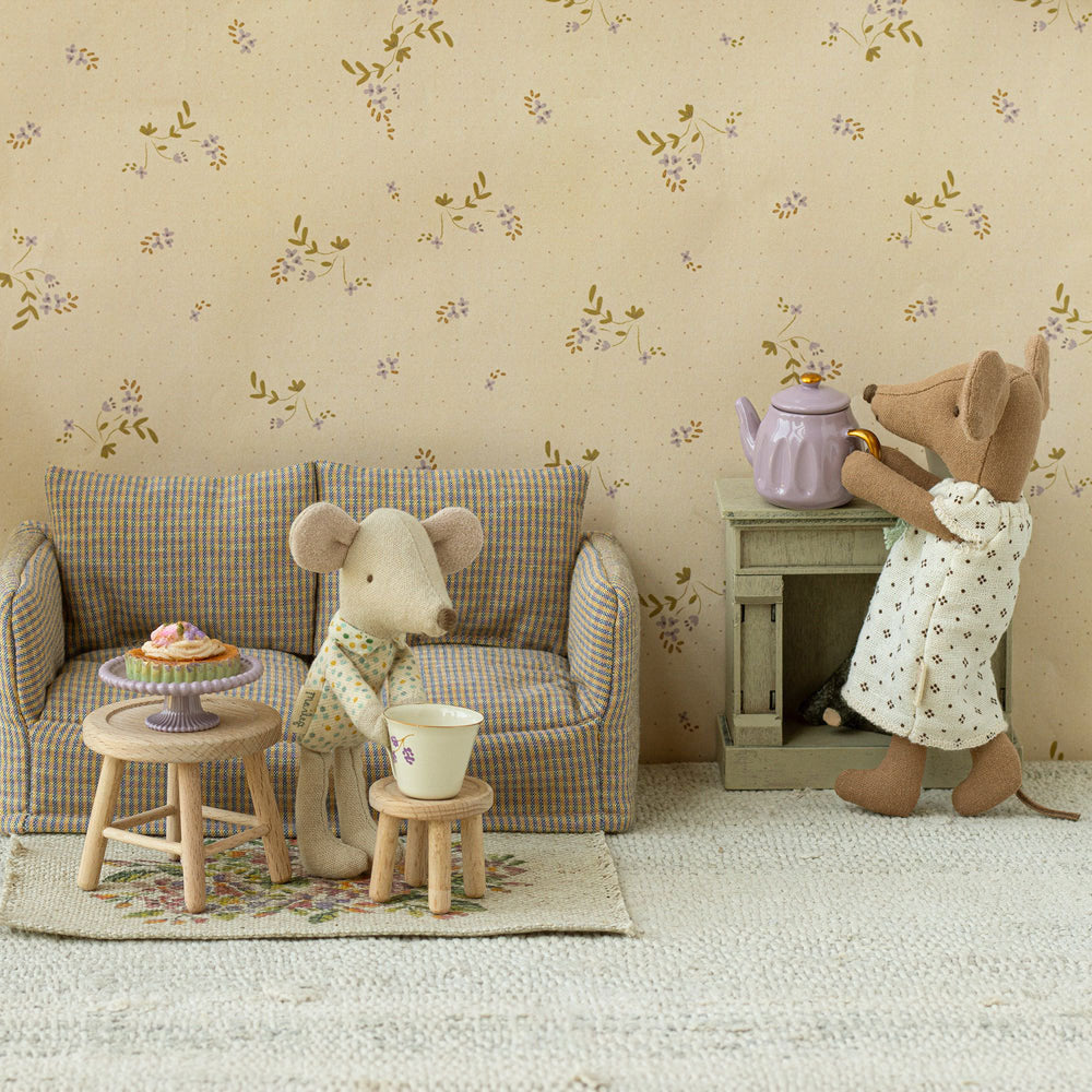 Maileg Mouse Fireplace - Off White