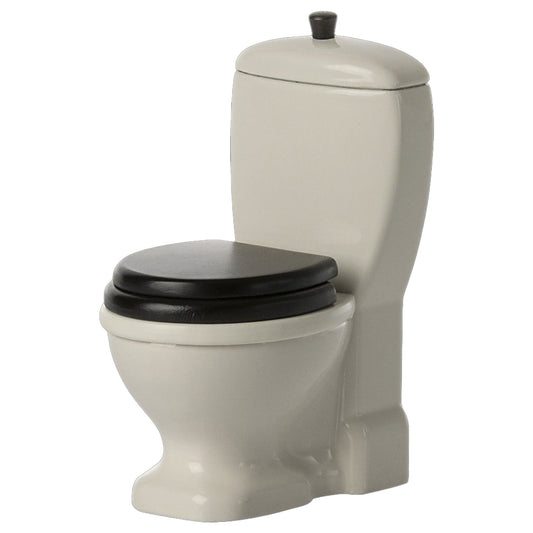 Maileg Mouse Toilet - Cream and Black