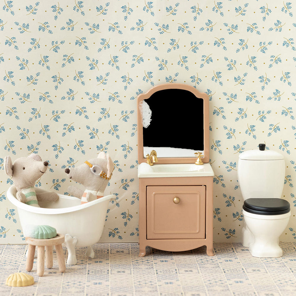 Maileg Mouse Sink Dresser - Powder