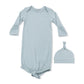 Angel Dear Knotted Gown And Hat Set - Solid Jadeite