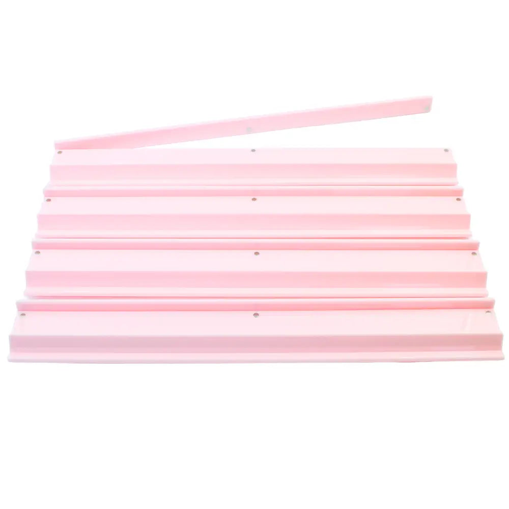 My Fair Mahjong Premium Acrylic Mahjong Rack  Set - Solid Macaron Pink