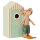 Maileg Beach Mice - Big Brother In Cabin De Plage