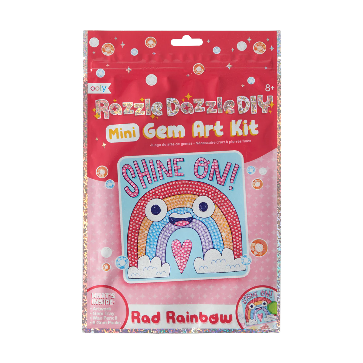 OOLY Razzle Dazzle DIY mini gem art kit