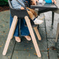 Baby sitting in UPPAbaby CIRO High Chair - JAKE (Charcoal)
