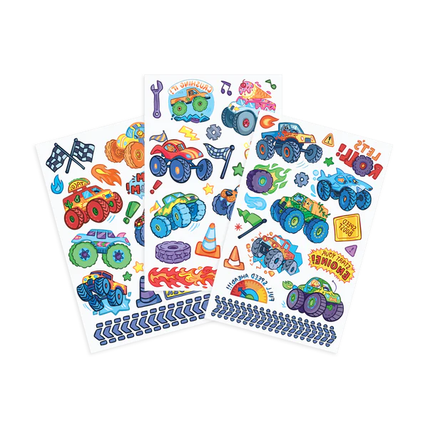 OOLY Tattoo Palooza: Temporary Tattoos - Monster Trucks