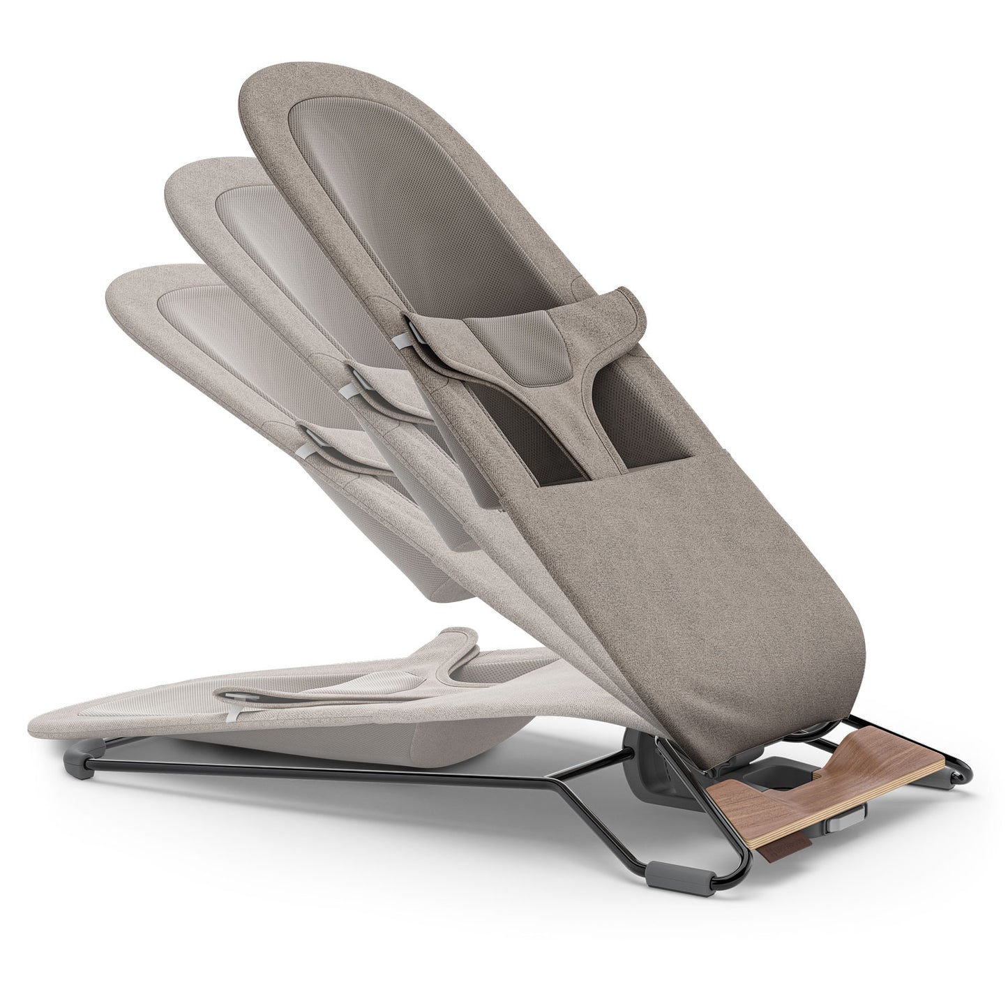 UPPAbaby MIRA 2-in-1 Bouncer and Seat - WELLS (Dark Taupe Melange)