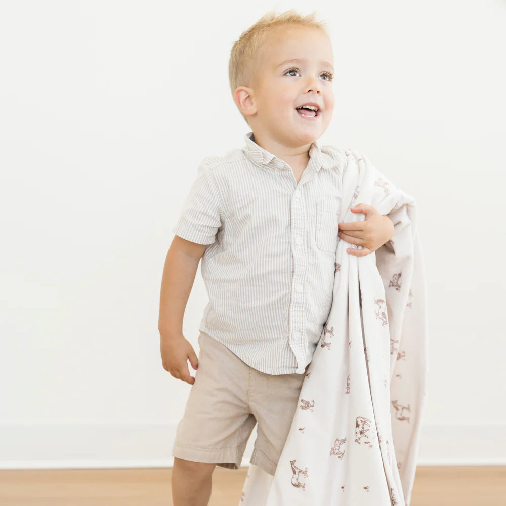 Saranoni Minky Stretch Toddler Blanket