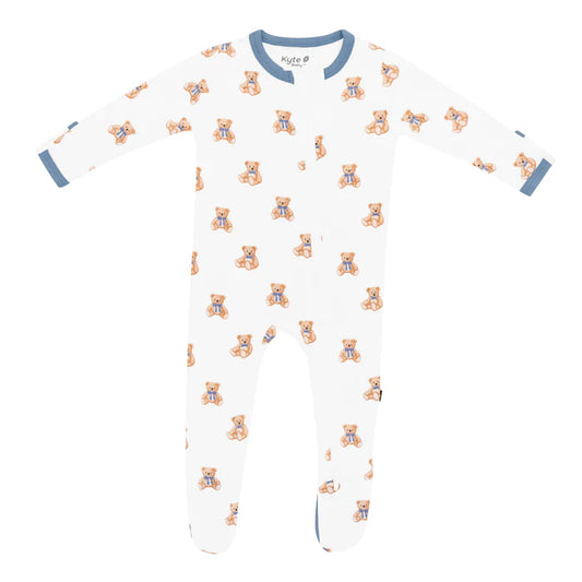 Kyte Baby Zippered Footie - Teddy