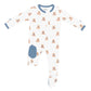 Kyte Baby Zippered Footie - Teddy