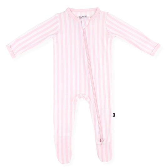 Kyte Baby Printed Zippered Footie - Small Sakura