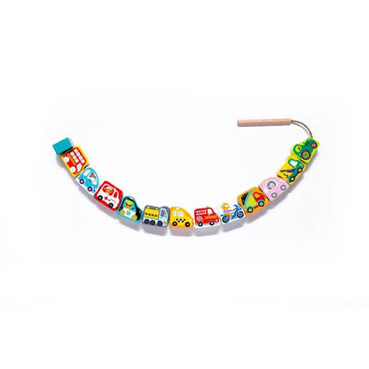 Toysmith Cubika Wooden Lacing Toy