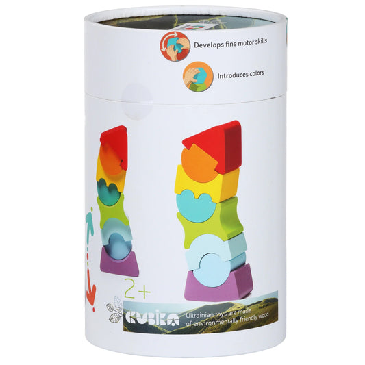 Toysmith Cubika Wooden Flexible Tower
