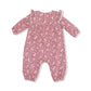 Angel Dear Bamboo Ruffle Sleeve Romper - Bandana Floral