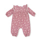 Angel Dear Bamboo Ruffle Sleeve Romper - Bandana Floral