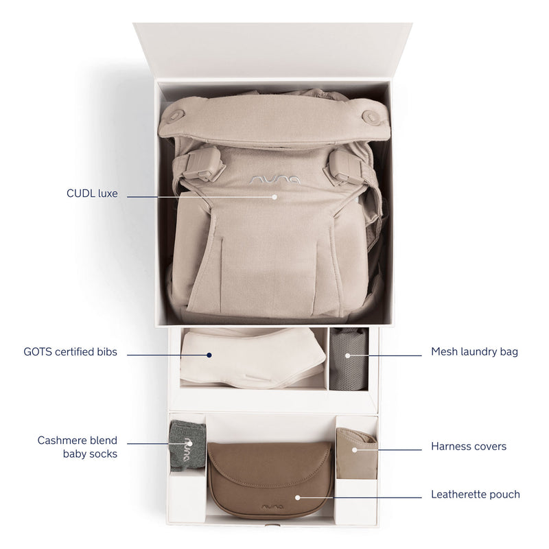 Nuna CUDL Luxe Carrier - Quartz