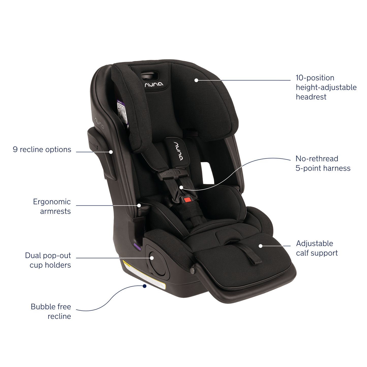 Nuna LUMN Harness Booster Car Seat