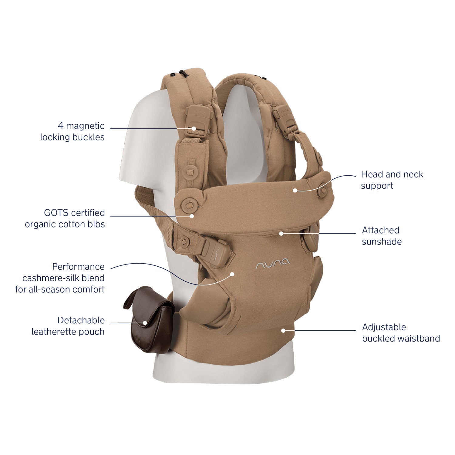 Nuna CUDL Luxe Carrier - Canyon