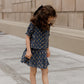 Rylee and Cru Smocked V Mini Skirt - Vintage Bloom