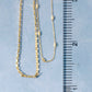 Fame Two Row Layered Chain Necklace
